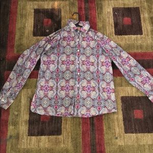 Tallia multi-color button down shirt